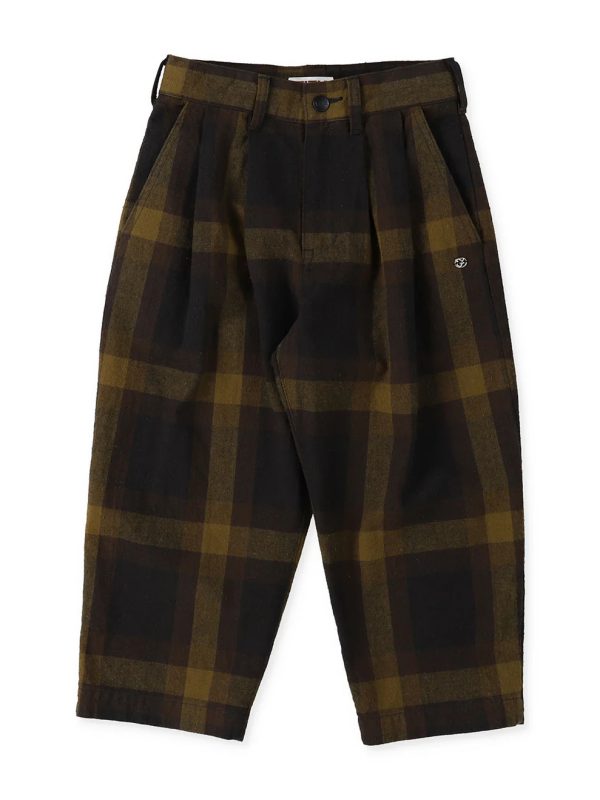 Cotton Nep Plaid Pants