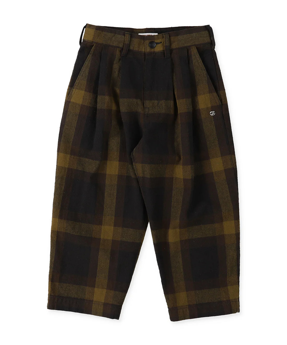 Cotton Nep Plaid Pants