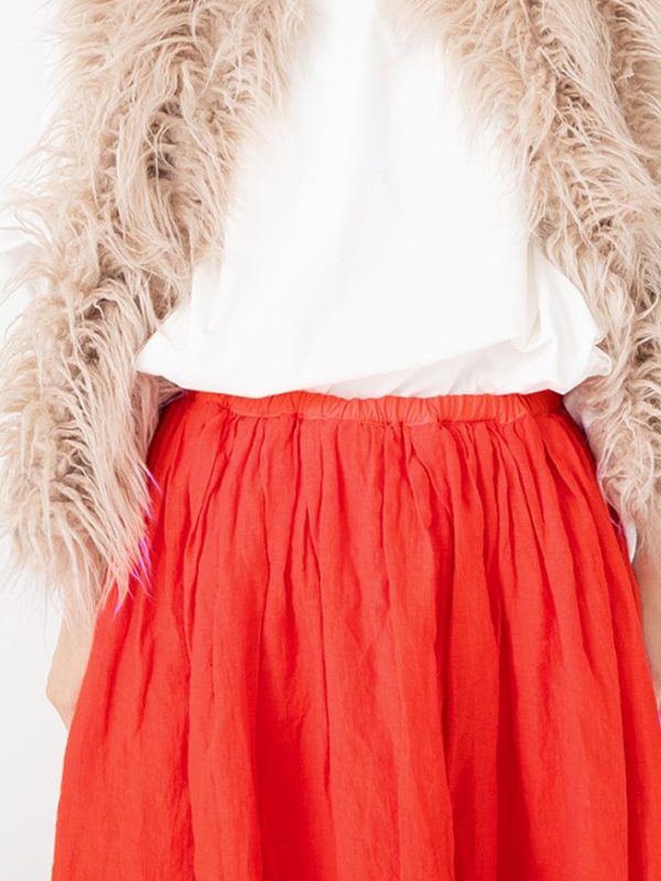 Linen Reversible Skirt - Image 8