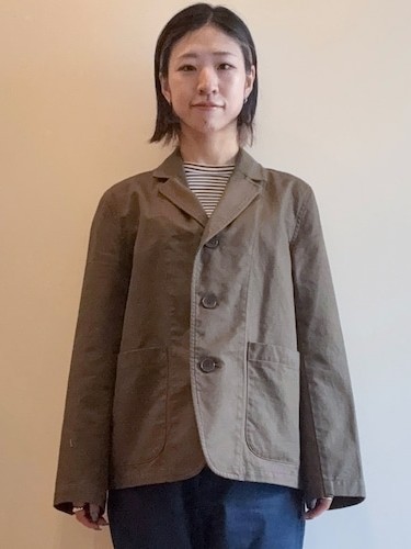 Cotton Twill Tailored Jacket