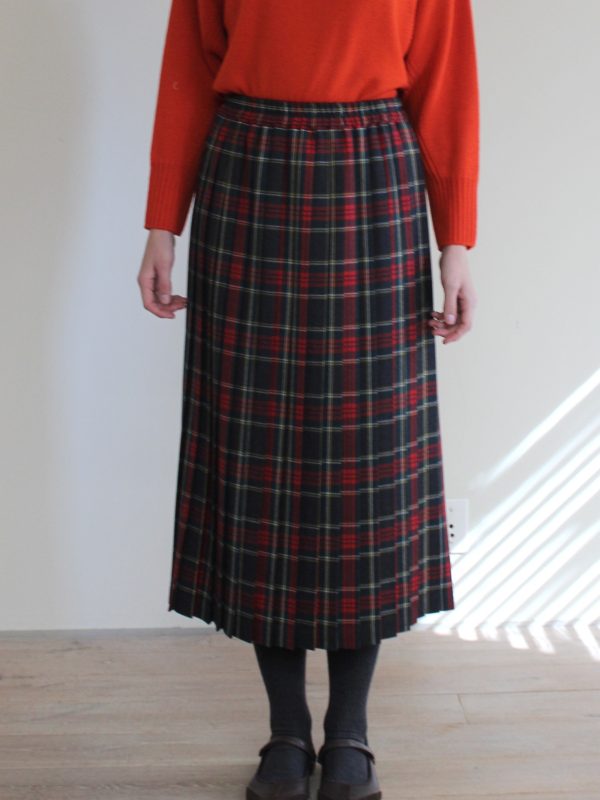 Hanna Tartan Check Skirt - Image 3