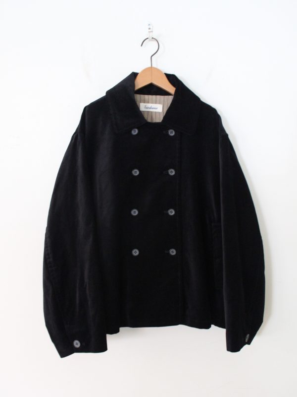 Pea Velveteen Coat - Image 2