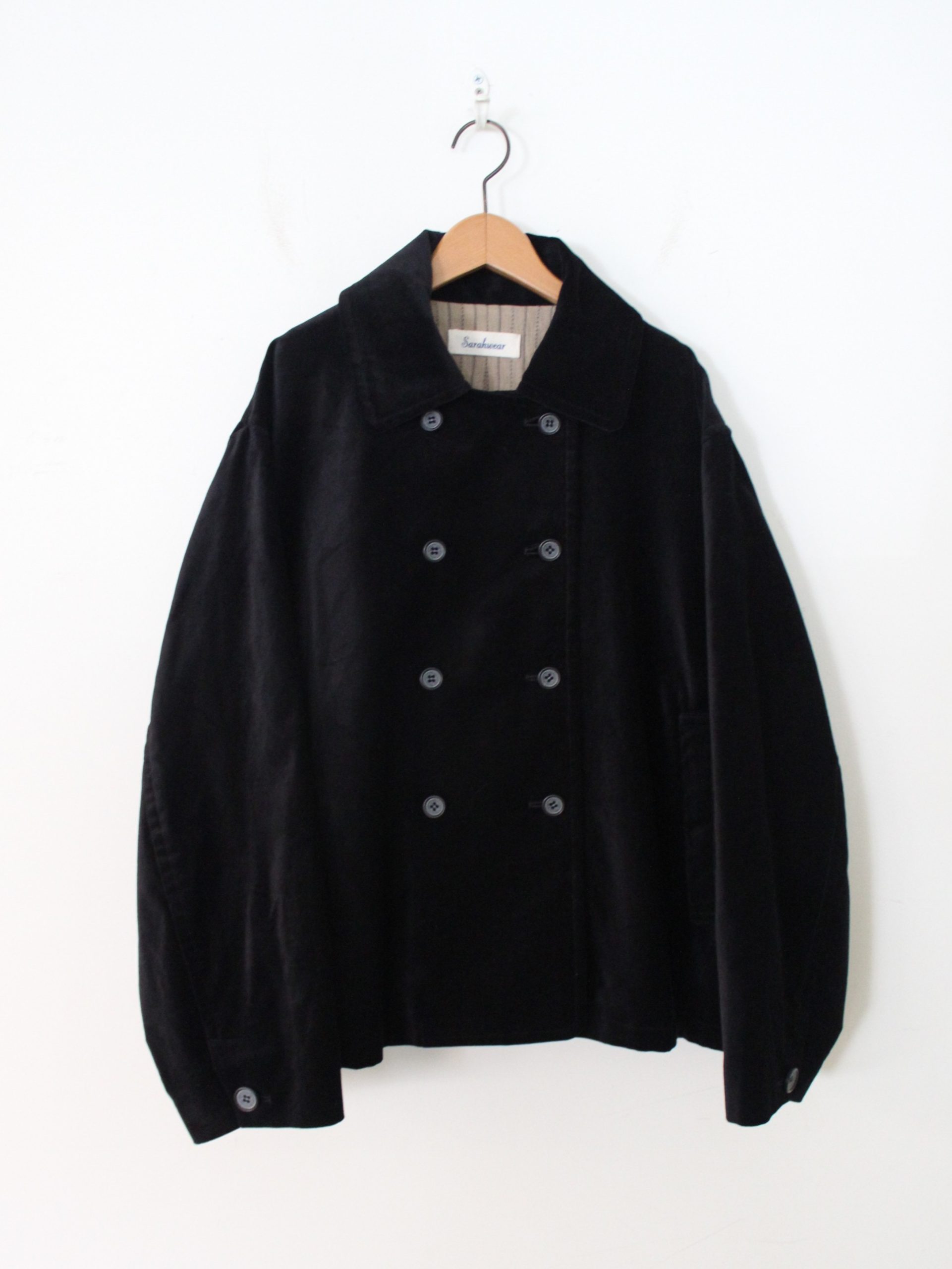 Pea Velveteen Coat