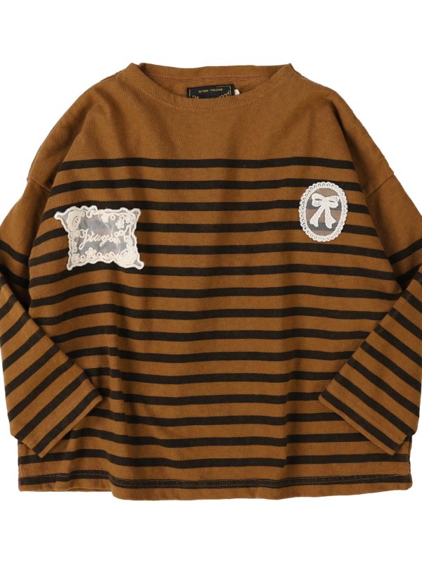 Lacy Striped L/S Tee