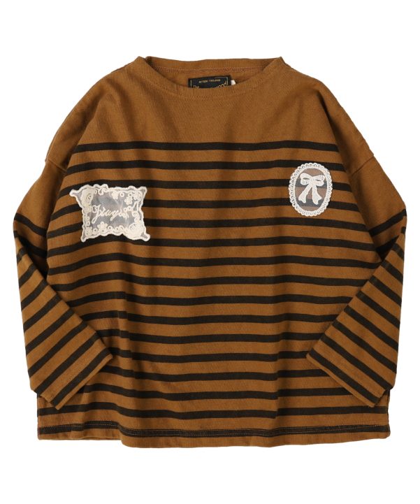 Lacy Striped L/S Tee