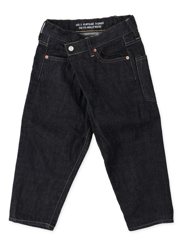 Denim Deformed Pants