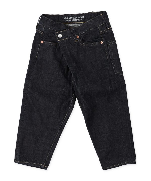 Denim Deformed Pants