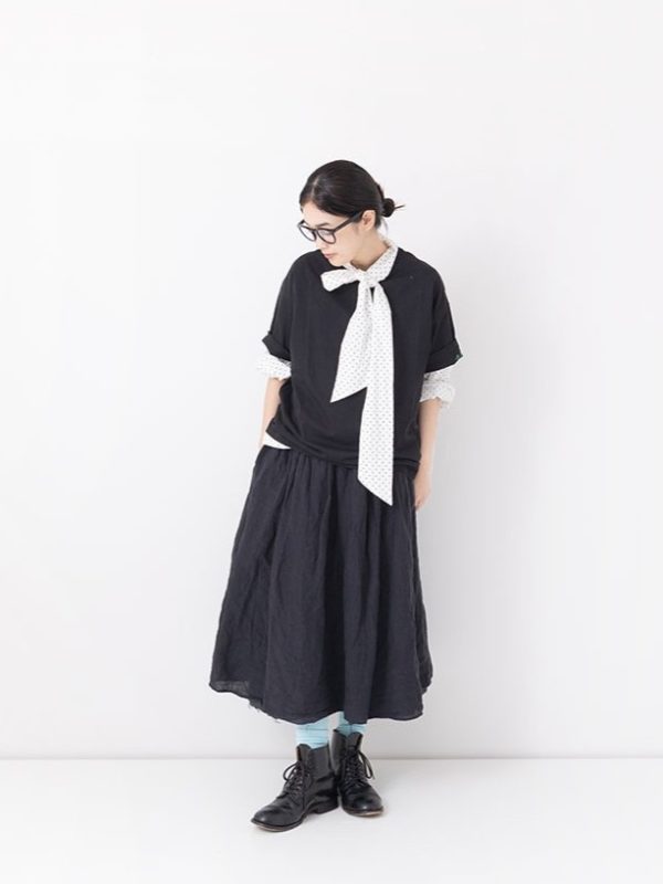 Linen Reversible Skirt - Image 4