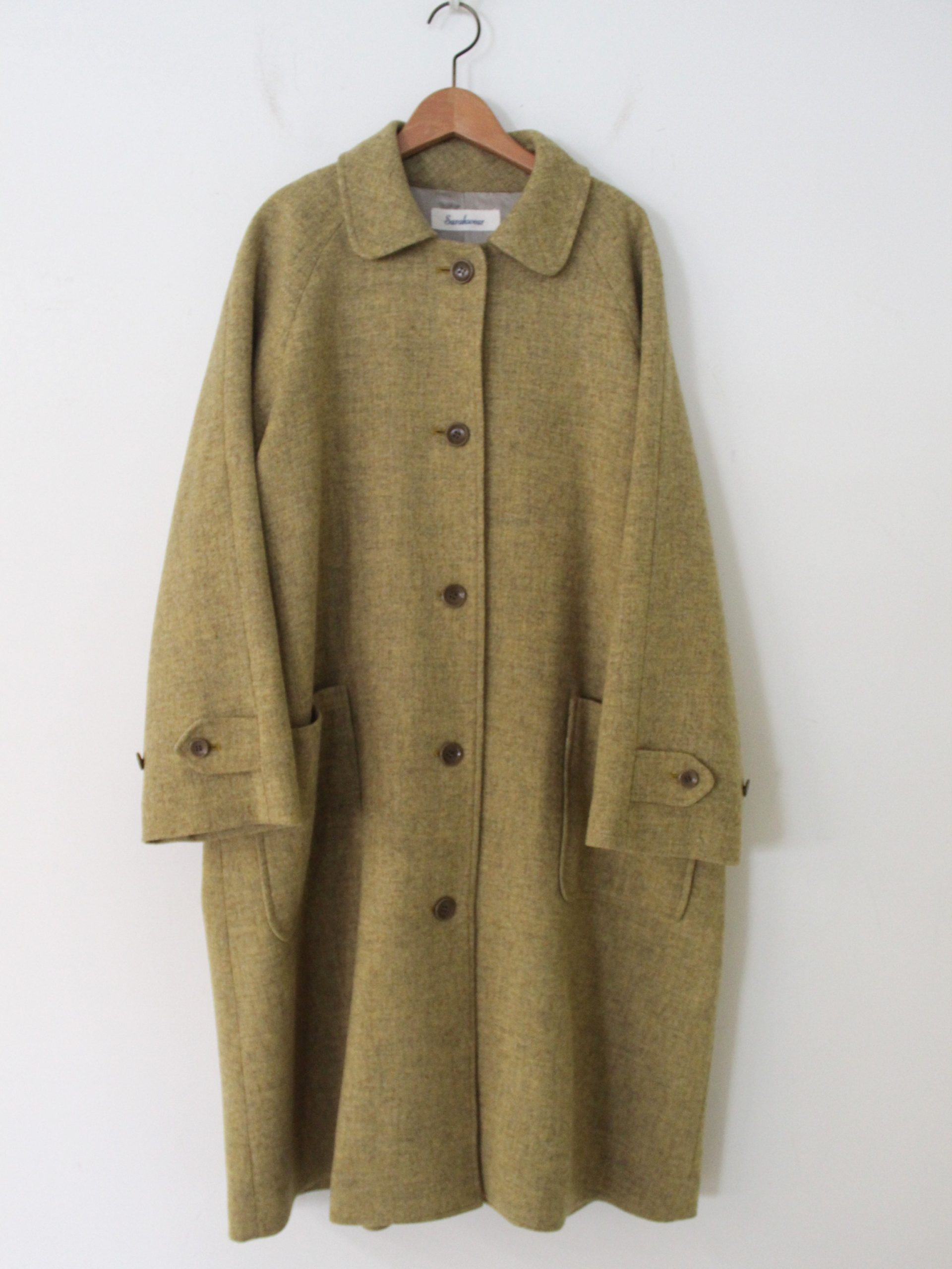 Lila British Tweed Wool Coat