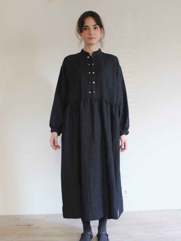 Wool Linen Gauze Dress