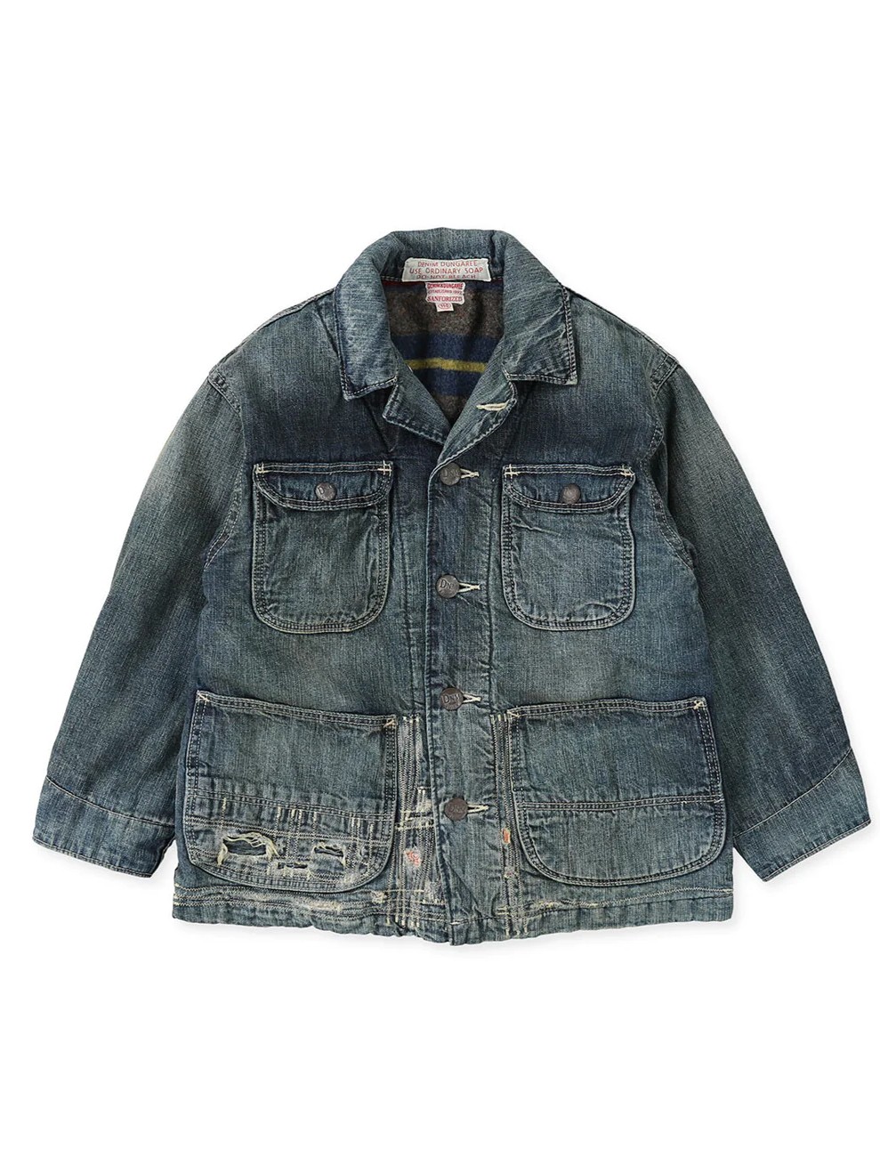 DD KIDS 8oz Denim Warm Jacket