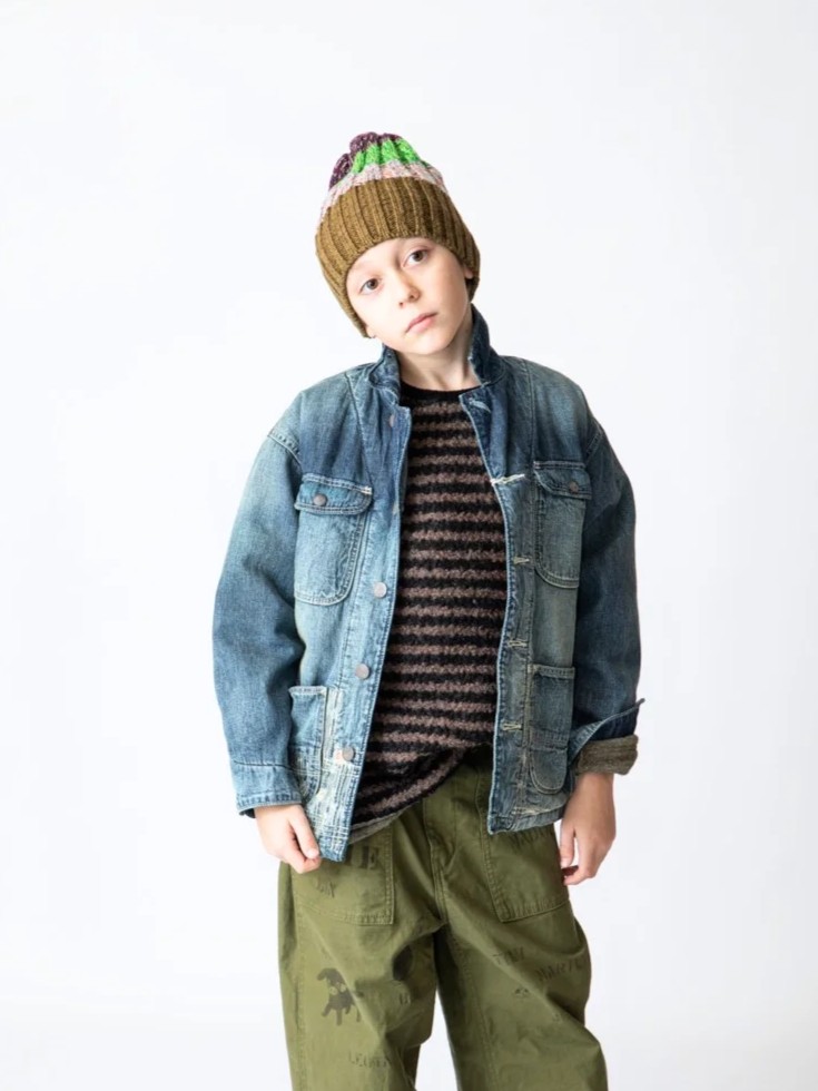 DD KIDS 8oz Denim Warm Jacket