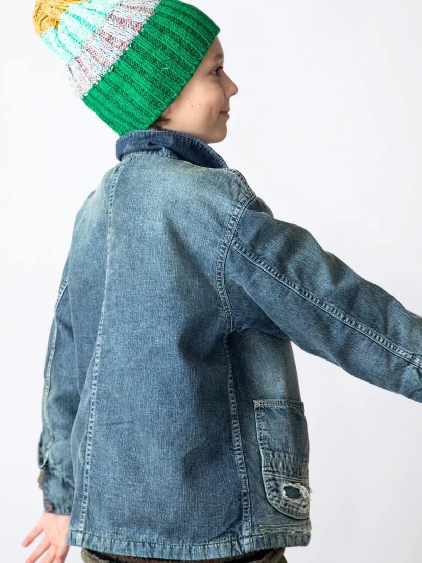 DD KIDS 8oz Denim Warm Jacket