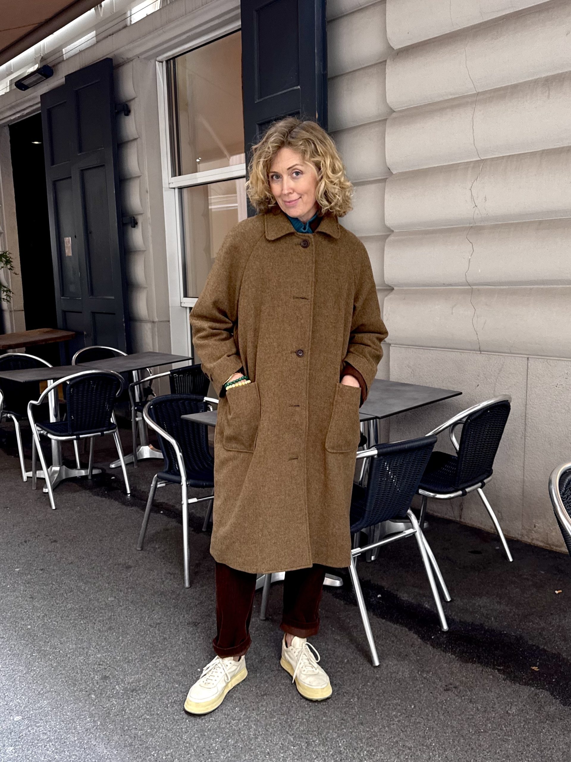 Lila British Tweed Wool Coat