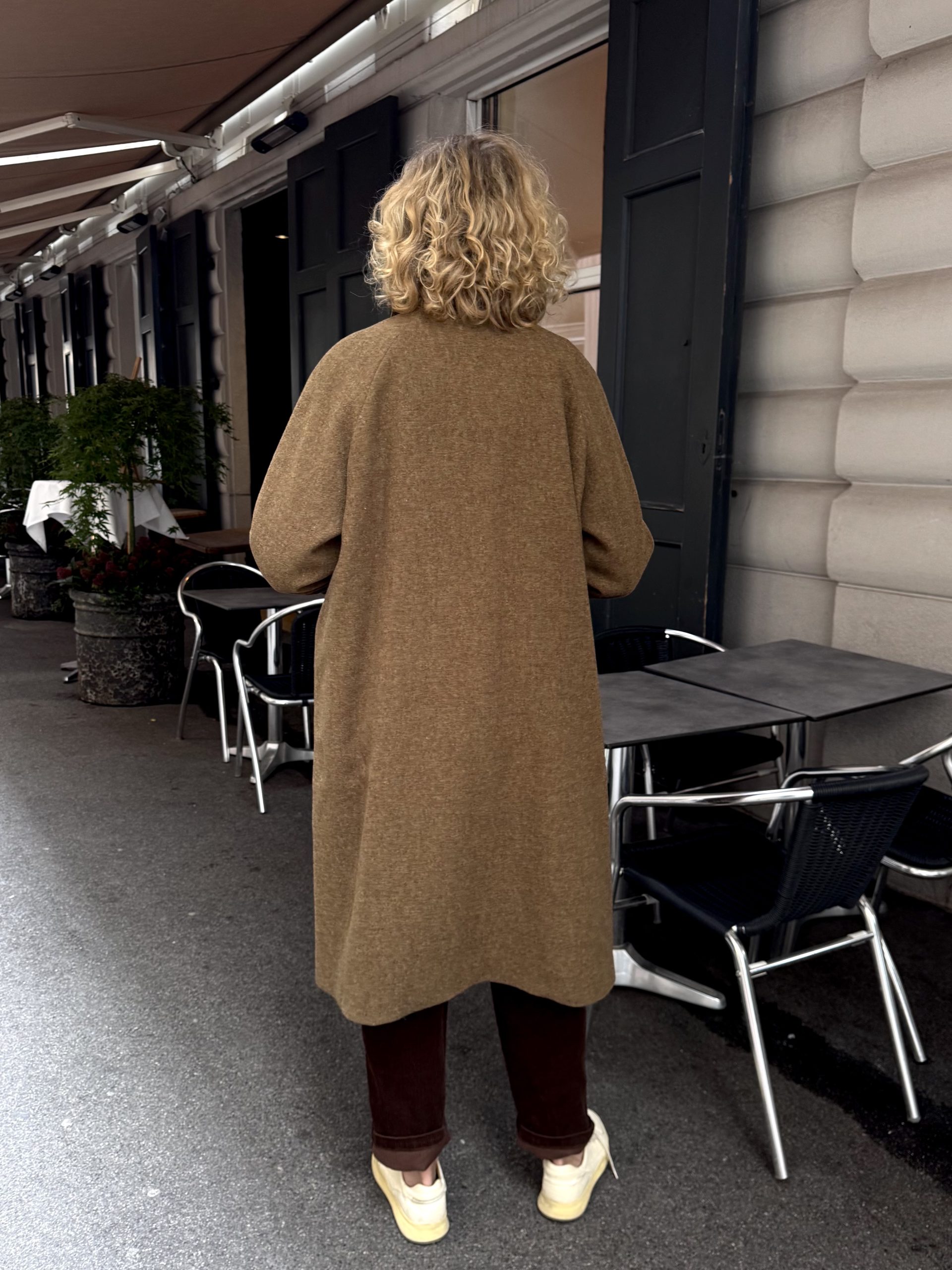 Lila British Tweed Wool Coat