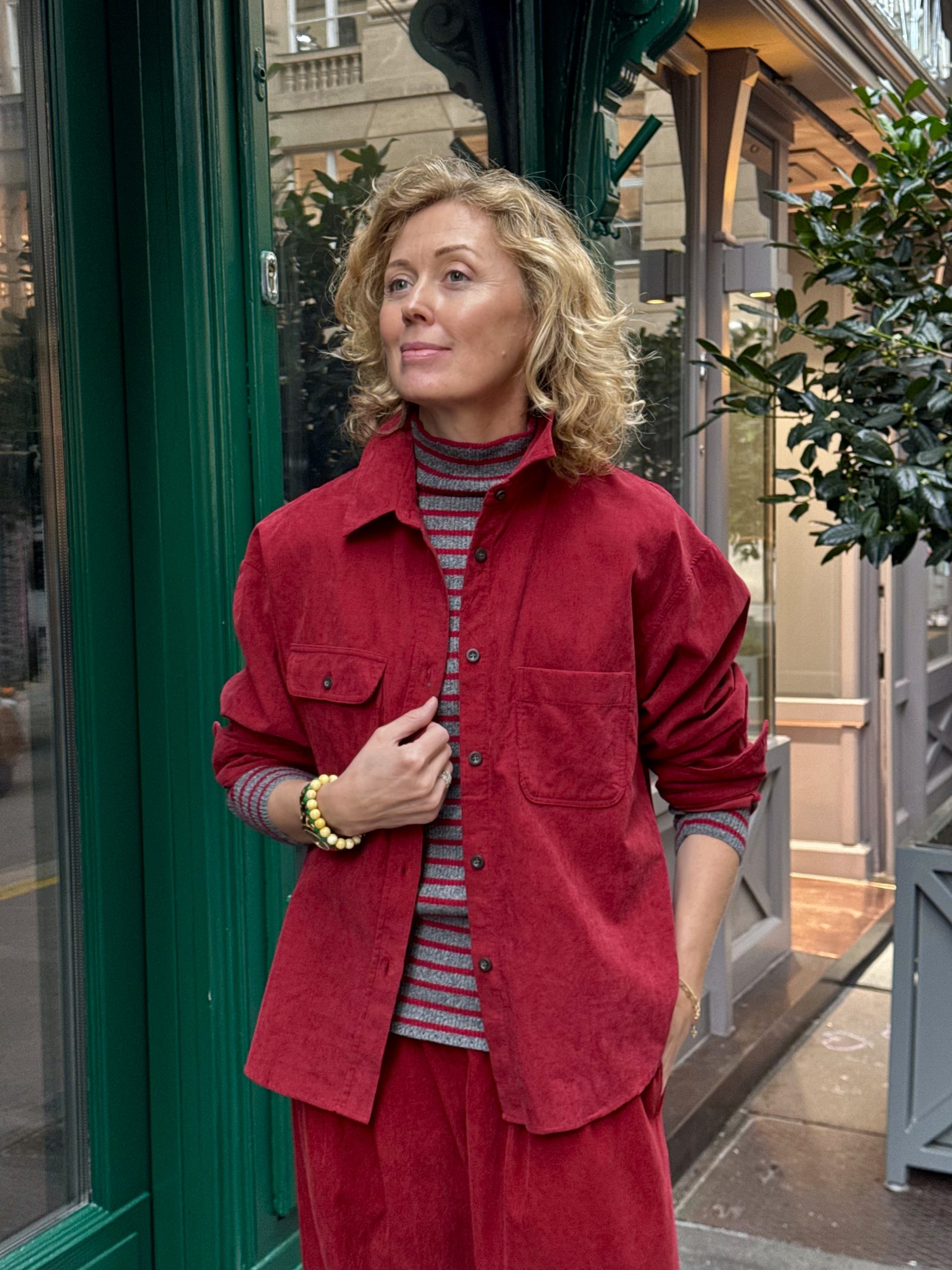 Fine Corduroy Cotton Shirt