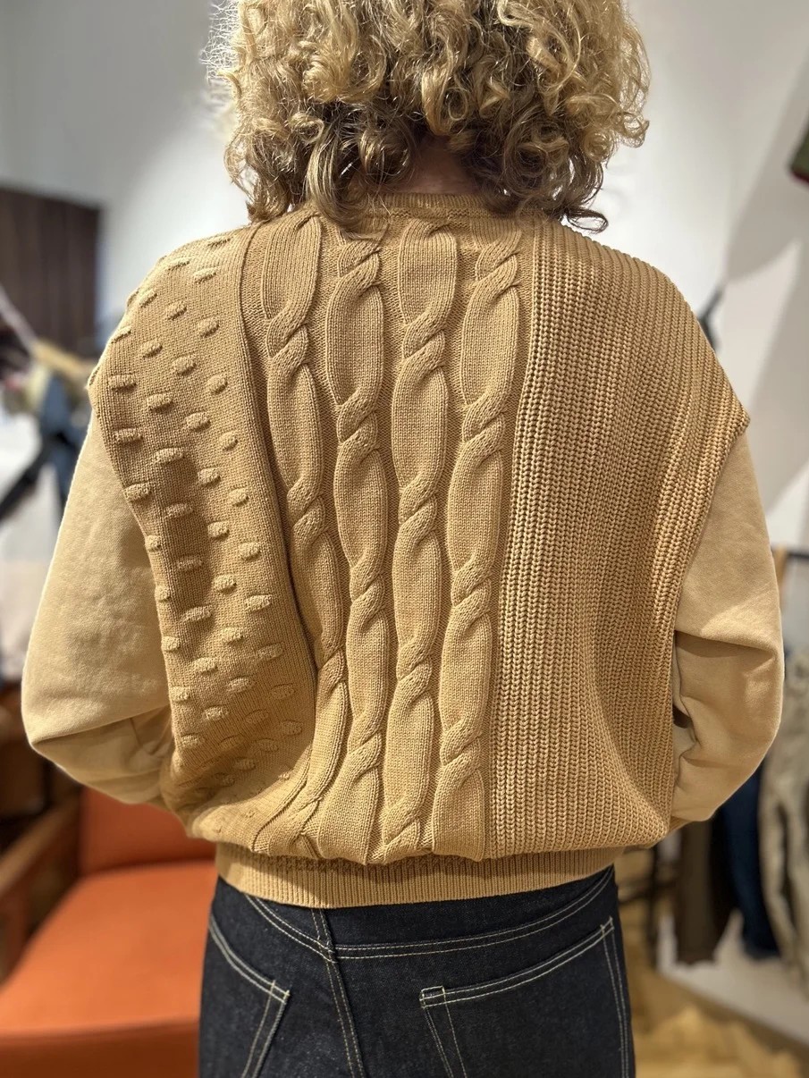 FITH Pile × Knit Cardigan