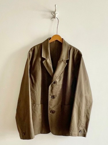 Cotton Twill Tailored Jacket