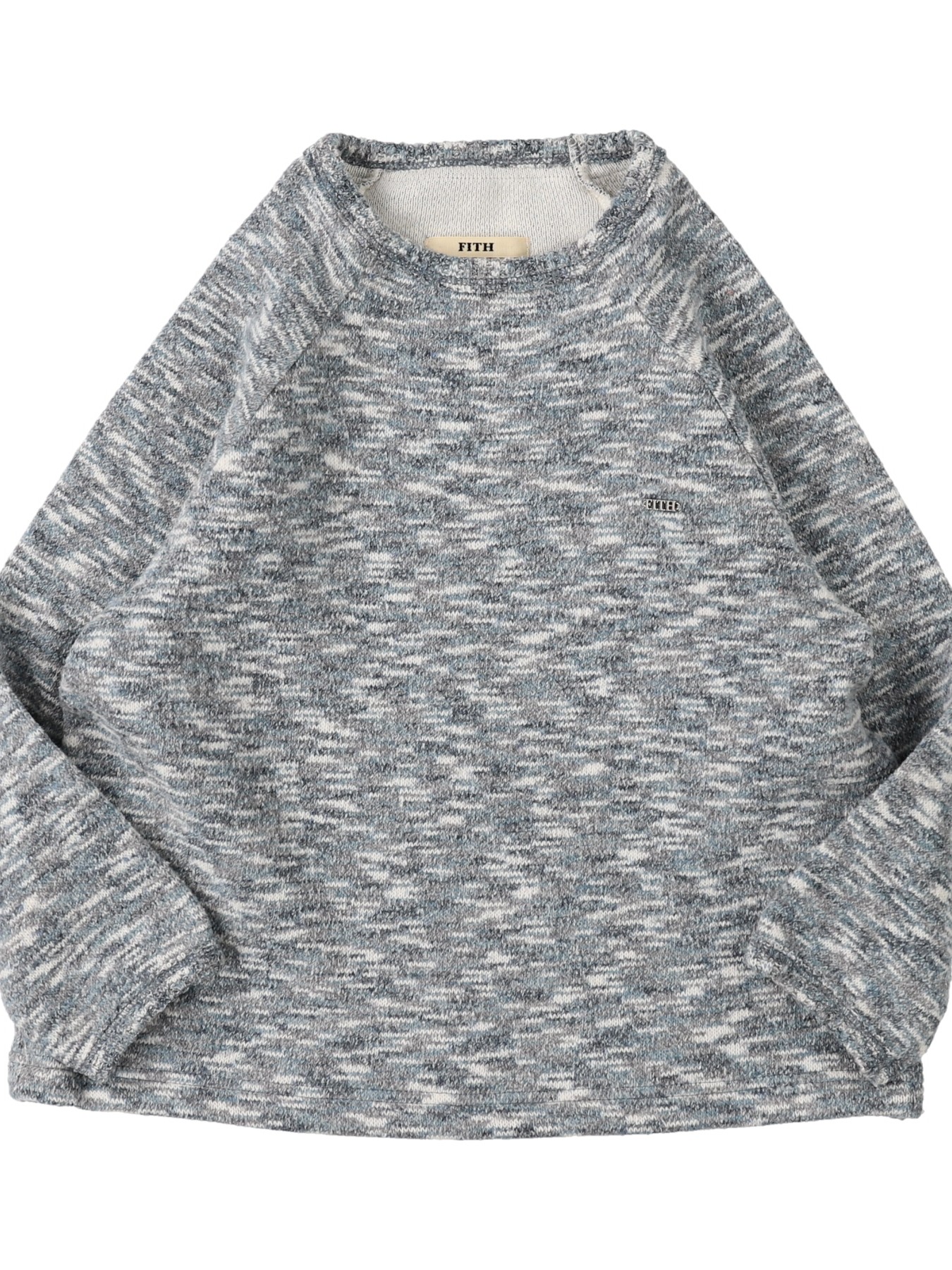 Double Cloth Mockneck Tee