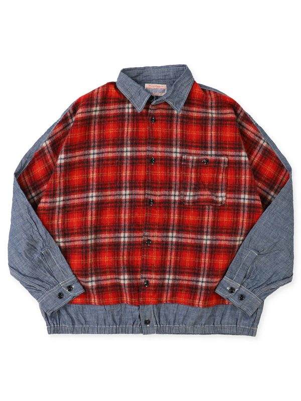 Shaggy Plaid Remake Shirt