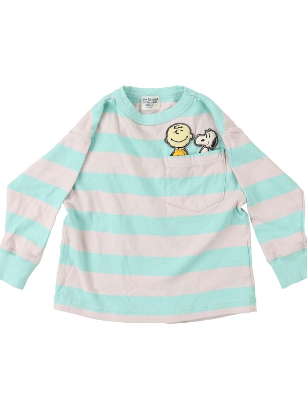 Wide Striped SNOOPY Tee