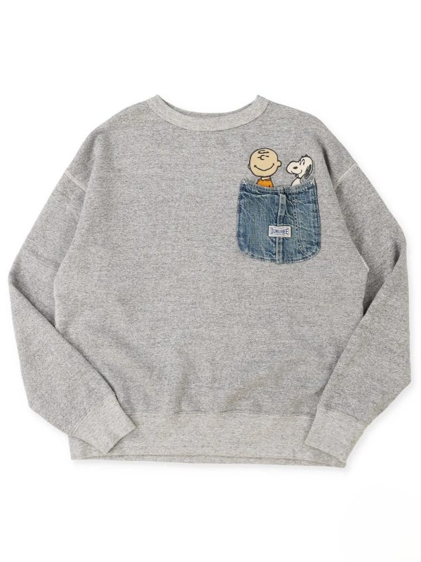 Vintage Fleece SNOOPY Pocket Sweatshirt - Image 4