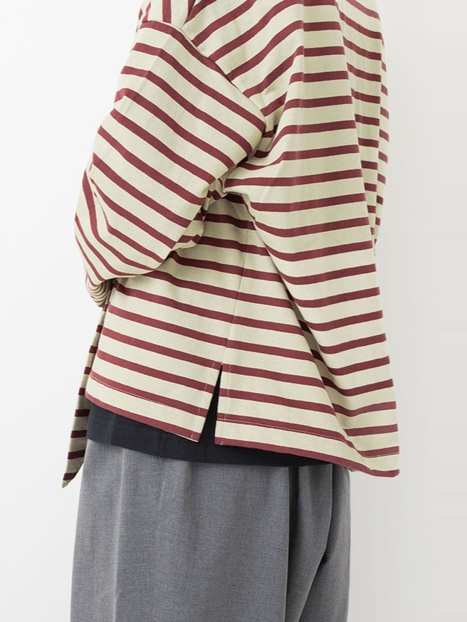 Taco Cotton Striped Tie Tee