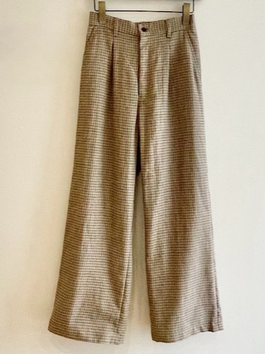 Sarahwear Wool/Cotton Check Pants