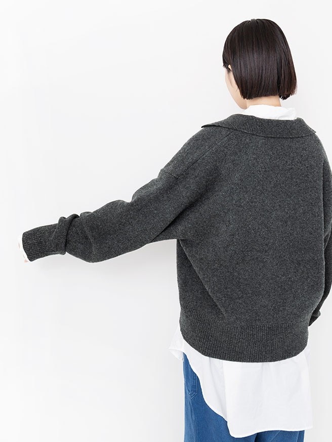 Skipper Color Yak Wool Knit