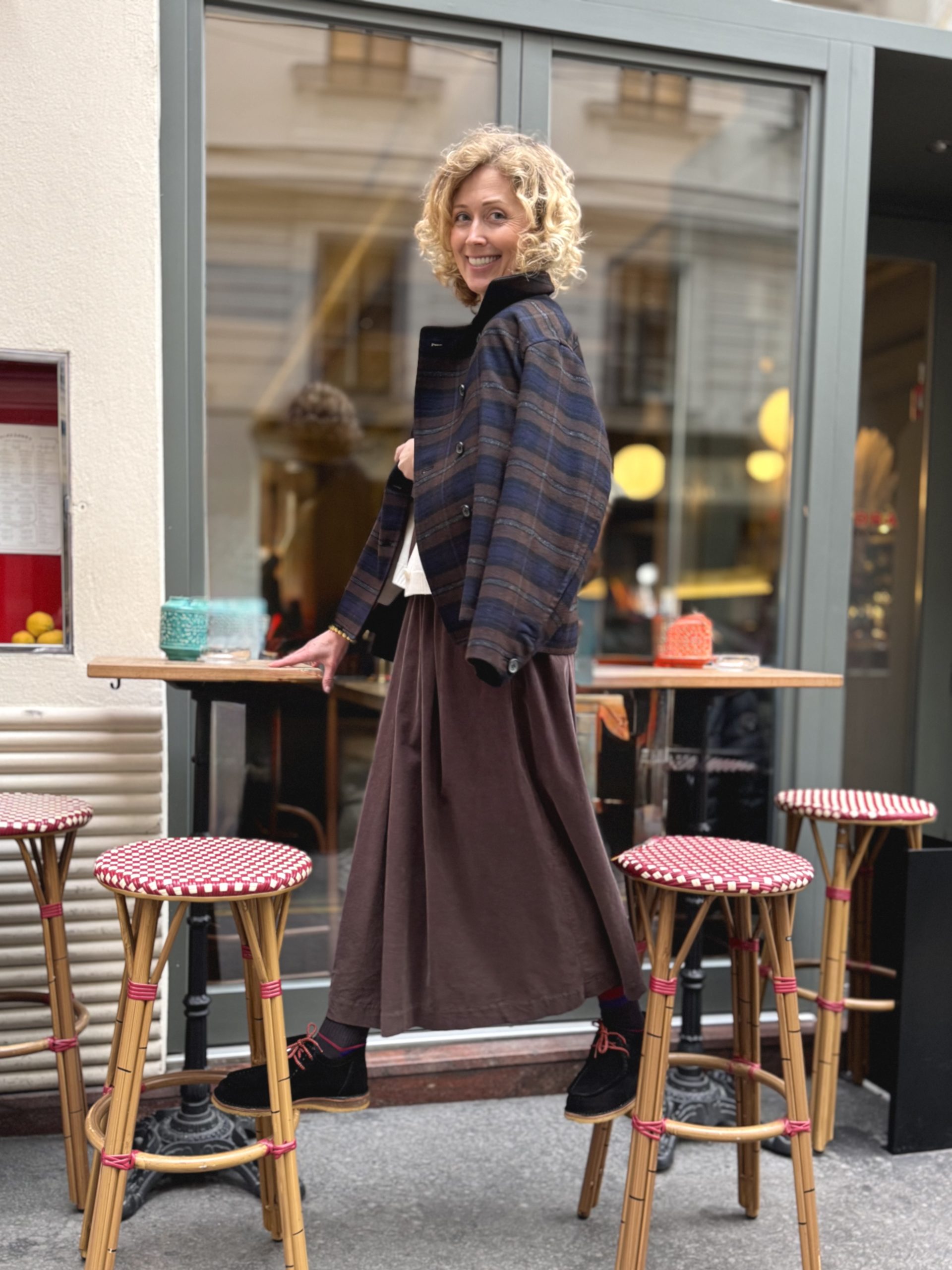 Sarahwear Azumadaki Corduroy Skirt