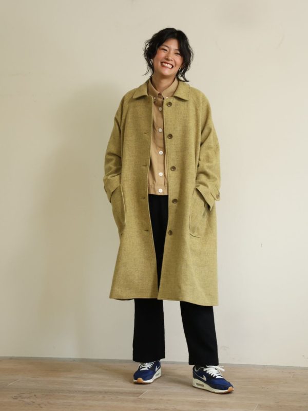 Lila British Tweed Wool Coat