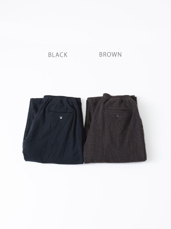 Veritecoeur Wool Tuck Pants