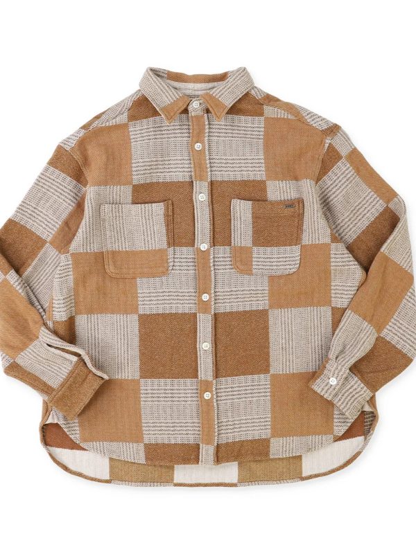 Tweed Cotton Plaid Shirt