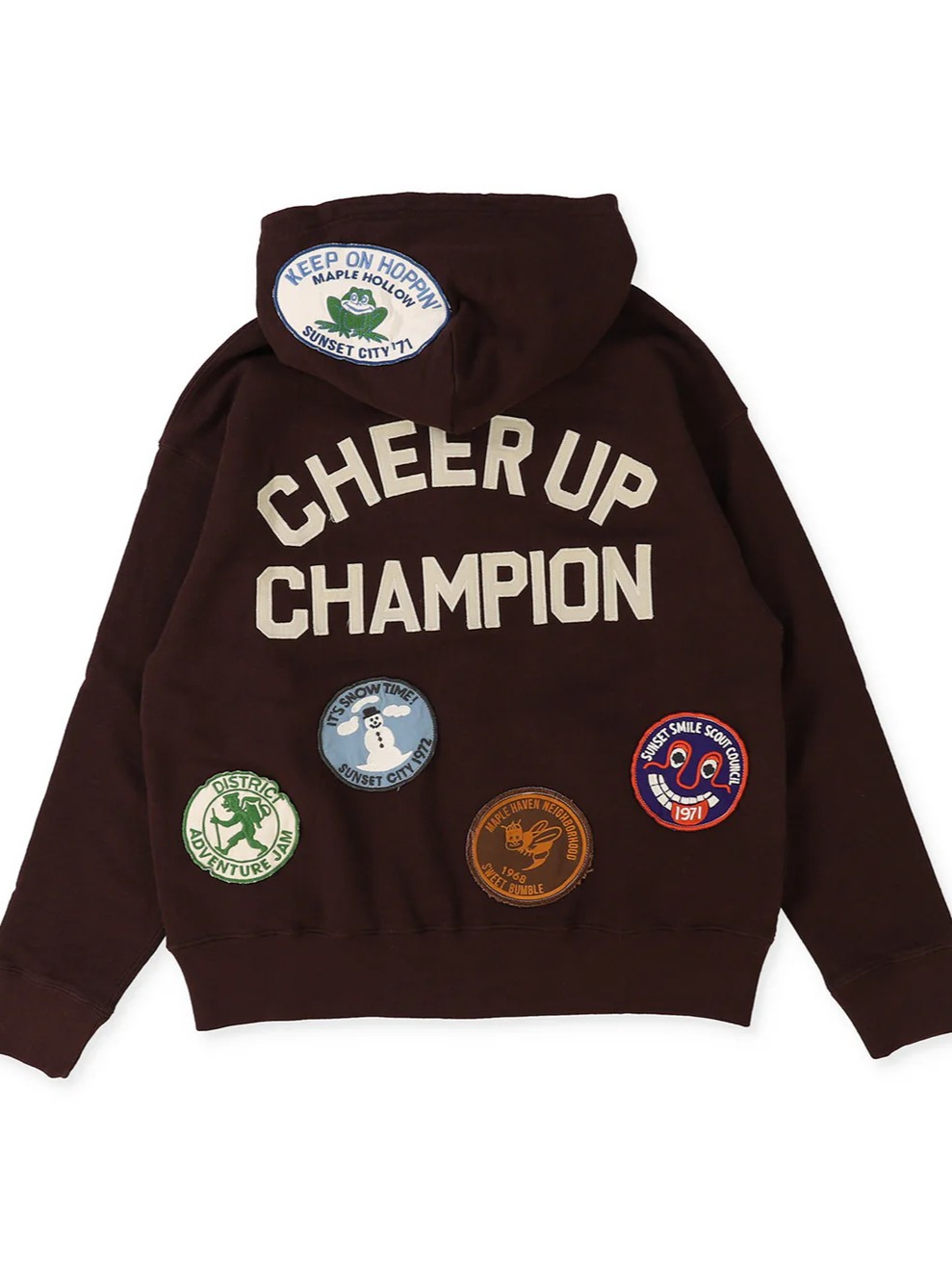 Patch Sweat Hoodie Jacket