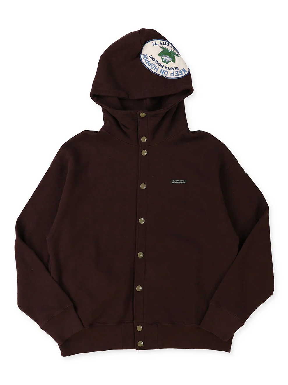 Patch Sweat Hoodie Jacket