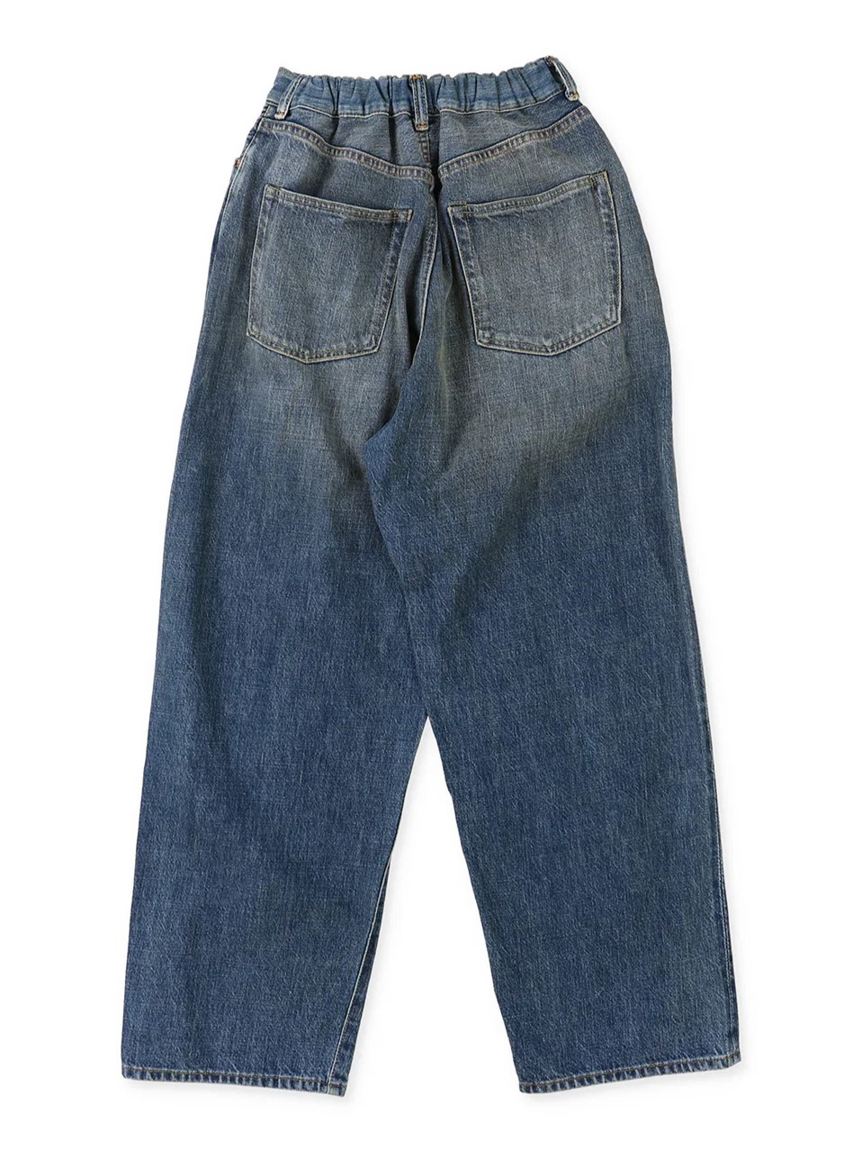 Airy Denim Scribble Easy Pants