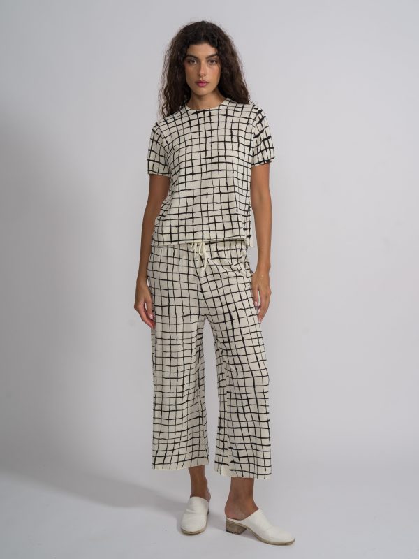 MJW Cotton Check Pants