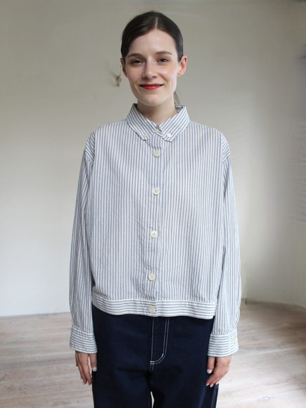 Dobby Stripe Diner Staff Shirt