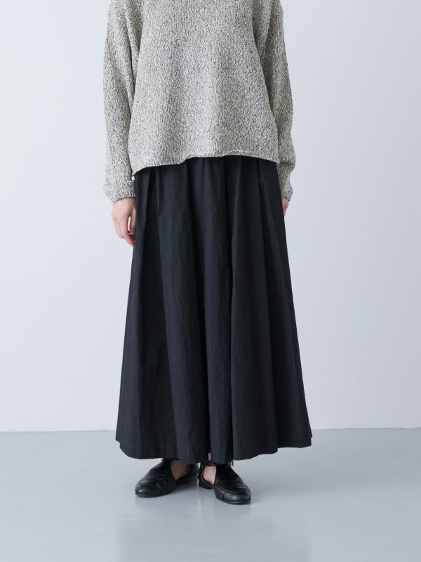 KAGURE Cotton Tucked Skirt