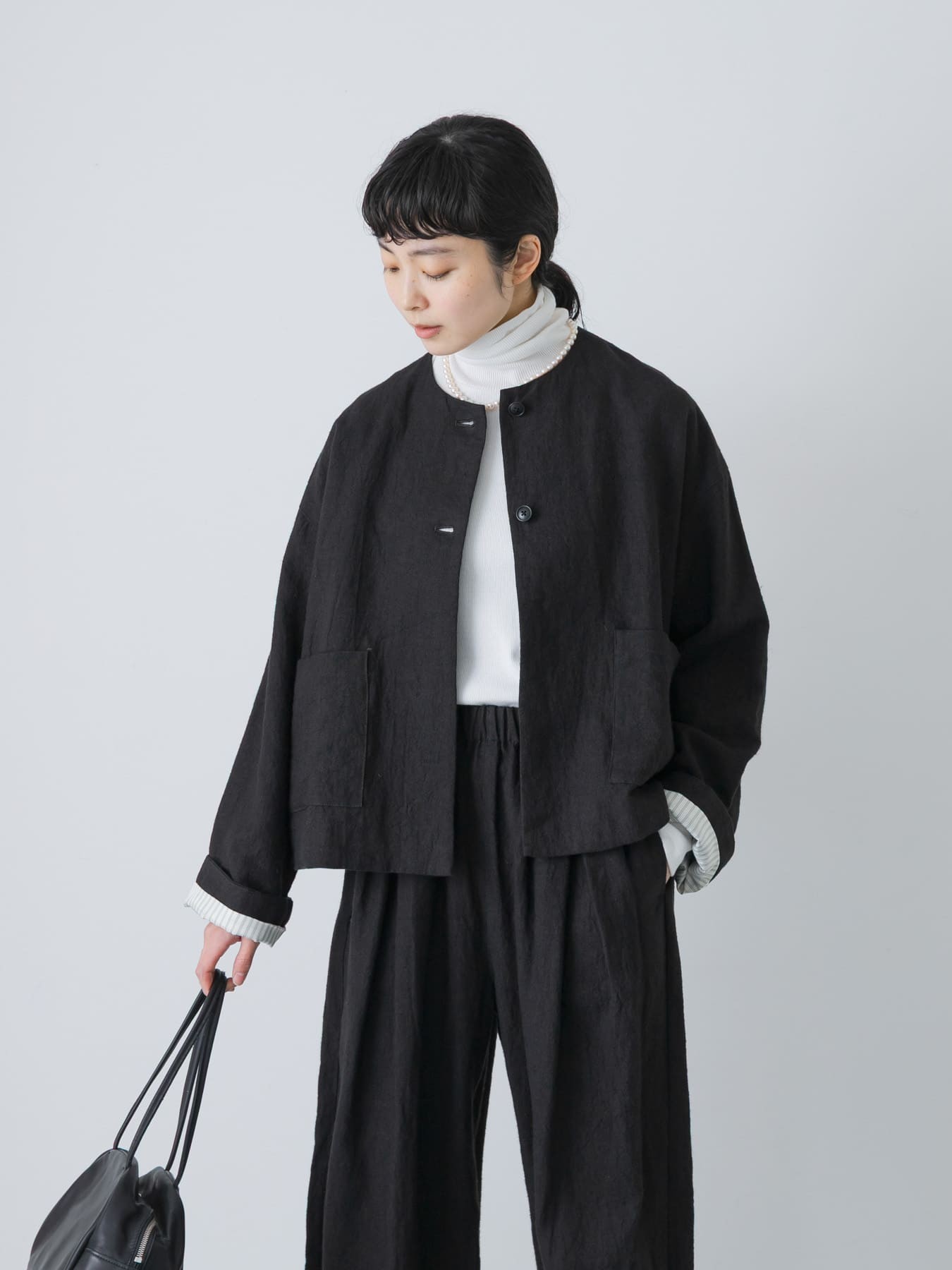 KAGURE Collarless Jacket