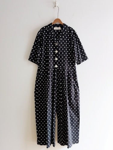 Polka Dot Cotton Jumpsuit