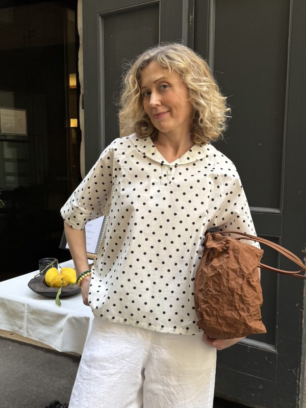 Polka Dot Cotton Shirt