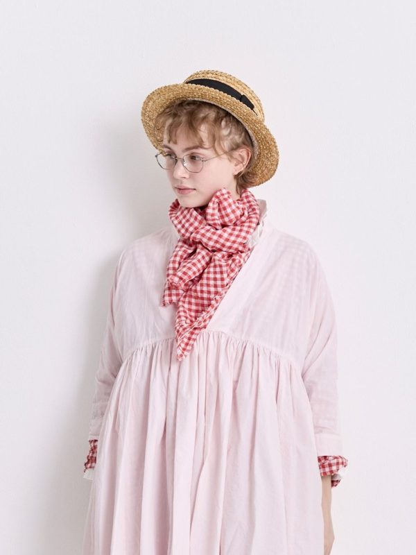 Veritecoeur Gingham Check Stole