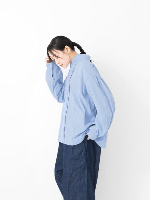 Veritecoeur Pintuck Chambray Shirt