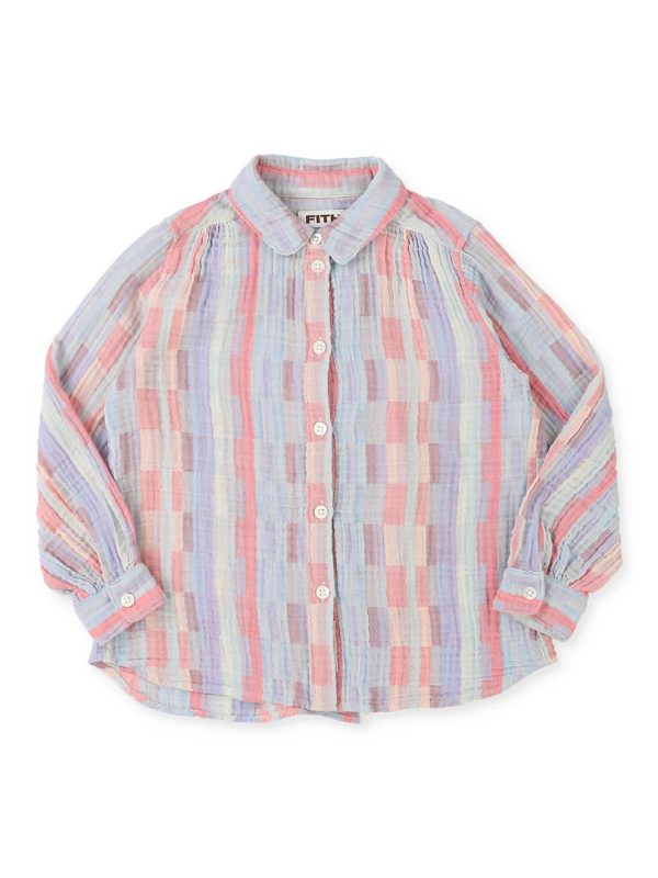 Striped Double Cloth Blouse