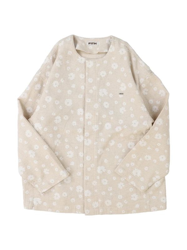 Floral Cotton Linen Jacket