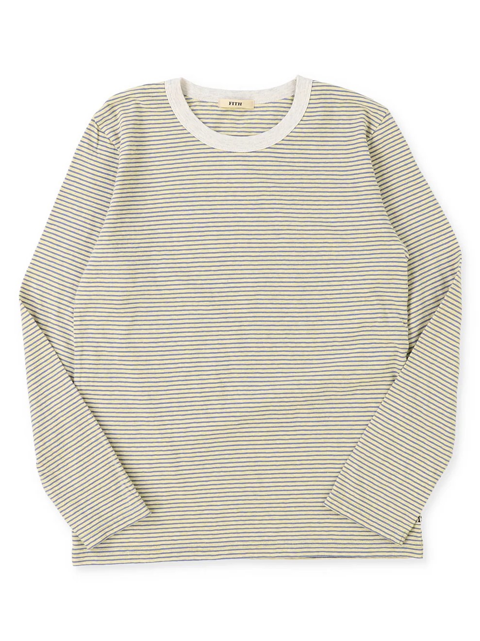 Recycled Cotton Striped L/S Tee
