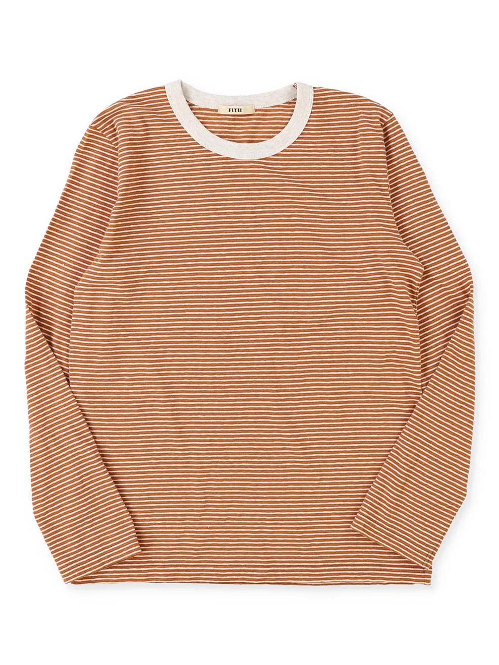 Recycled Cotton Striped L/S Tee