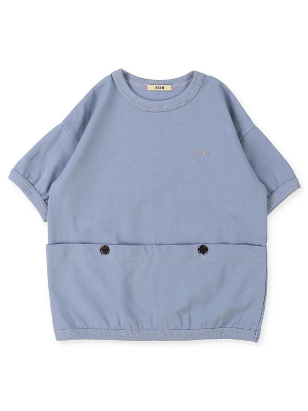 Smooth Cotton Jersey Pocket Tee