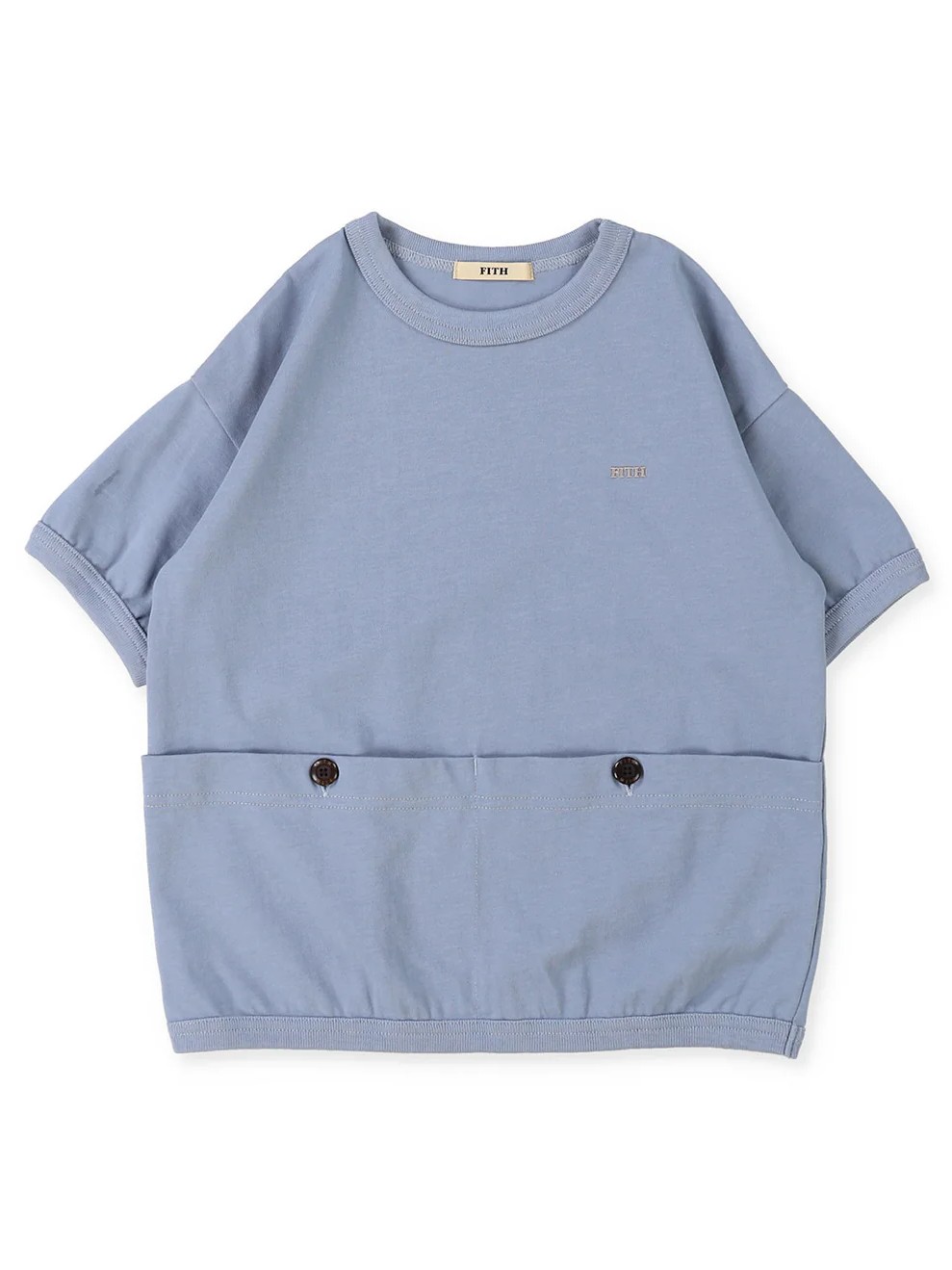 Smooth Cotton Jersey Pocket Tee